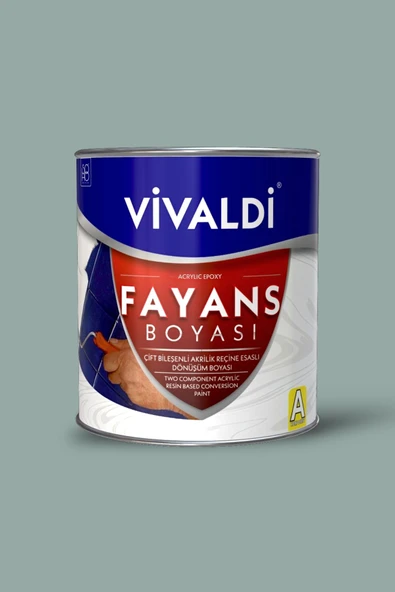 Vivaldi Fayans Boyası - Astar Ve Vernik Gerektirmeyen Boya - Sınırsız Renk 1 Kg Botanik Bahçesi ürün görseli 1