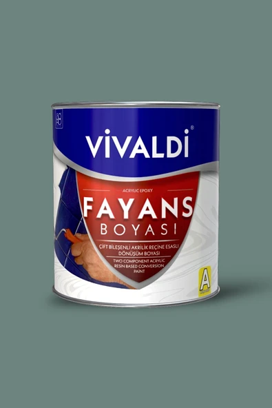 Vivaldi Fayans Boyası - Astar Ve Vernik Gerektirmeyen Boya - Sınırsız Renk 1 Kg MaviÇam ürün görseli 1