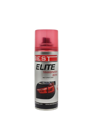 Best ELİTE TRANSPARAN FAR BOYASI 200 ML KIRMIZI ürün görseli 1