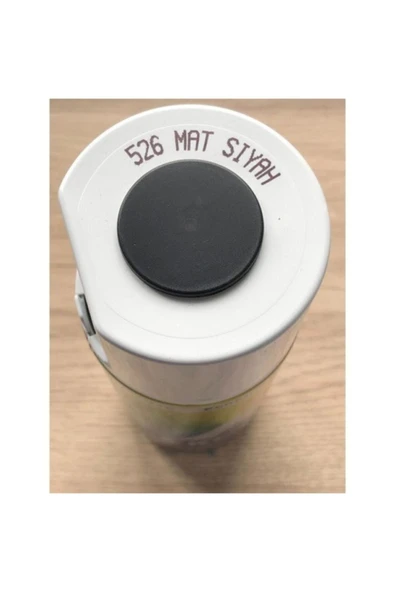 Akçalı Sprey Boya Mat Siyah 400 Ml (526) Kullanışlı Sprey Boya beyaz ürün görseli 1