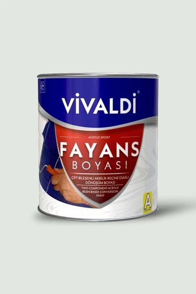 Vivaldi Fayans Boyası - Astar Ve Vernik Gerektirmeyen Boya - Sınırsız Renk 1 Kg Akarsu ürün görseli 1