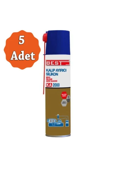 Best Silikon Bazlı Kalıp Ayırıcı Sprey 400 Ml 5 Adet ürün görseli 1