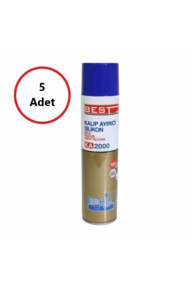 Best Silikon Bazlı Kalıp Ayırıcı Sprey 400 Ml-5 Adet Ka2000 ürün görseli 1