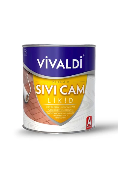 Vivaldi Sıvı Cam Koruyucu Ve Parlatıcı Maximum Parlak Vernik - (1 L) - Liquid Glass Şeffaf ürün görseli 1