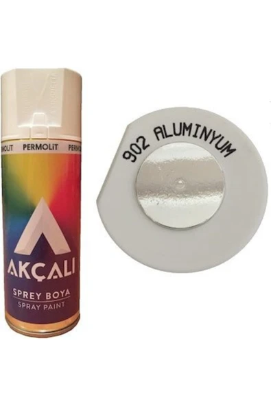 Akçalı Sprey Boya Alüminyum 400 ml (902) Kullanışlı Sprey Boya Alüminyum ürün görseli 1