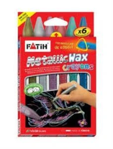 FATIH CRAYON BOYA 6 RENK METALIK JUMBO 50180 ürün görseli 1