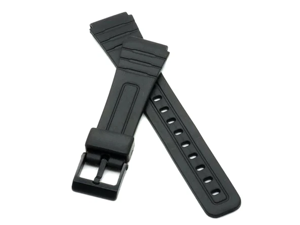 Casio F 91 Modeli Uygun Siyah Silikon Saat Kordonu ürün görseli 1