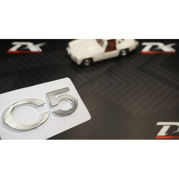Citroen C5 2008-2017 Bagaj Krom ABS 3M 3D Yazı Logo Amblem ürün görseli 1