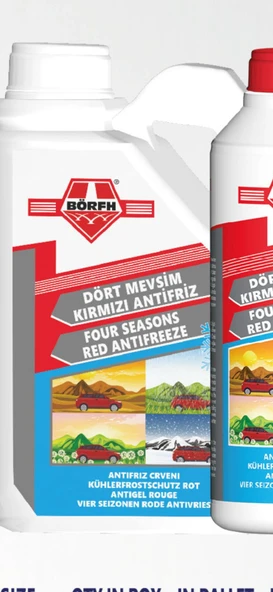 Börfh -56 Motor Antifirizi Kırmızı 3 LT ürün görseli 1