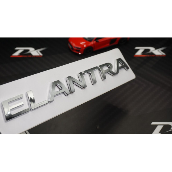 Hyundai Elantra Bagaj 3M 3D Krom ABS Yazı Logo Amblem ürün görseli 1