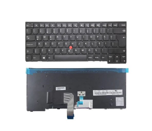 Lenovo L440 E431 E440 Notebook Klavyesi - Siyah - TR - Resim 2