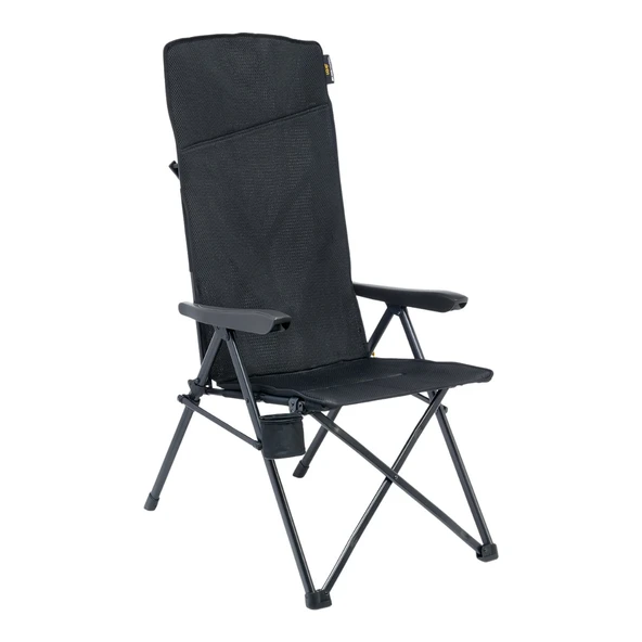 Justy Xl Comfort+ Black Edition 3 Pozisyonlu Konforlu Kamp Sandalyesi ürün görseli 1