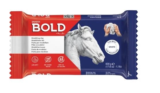Smarta Bold Seramik Hamuru 500 gr. BEYAZ ürün görseli 1