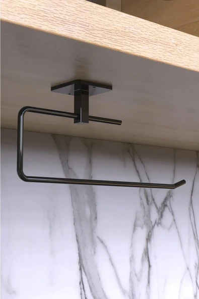 Jusso Rulo Havluluk Peçetelik Yapışkanlı Pratik Banyo Mutfak Askısı Kağıt Rulo Havluluk ürün görseli 1