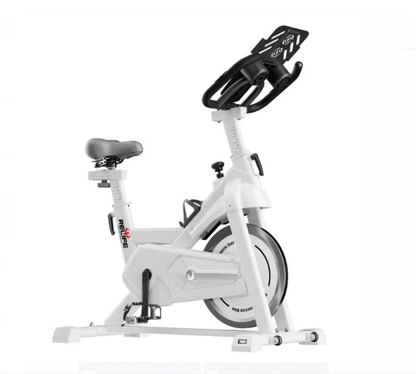 Relife Kr-602 Spin Bike Dikey Kondisyon Bisikleti Beyaz ürün görseli 1