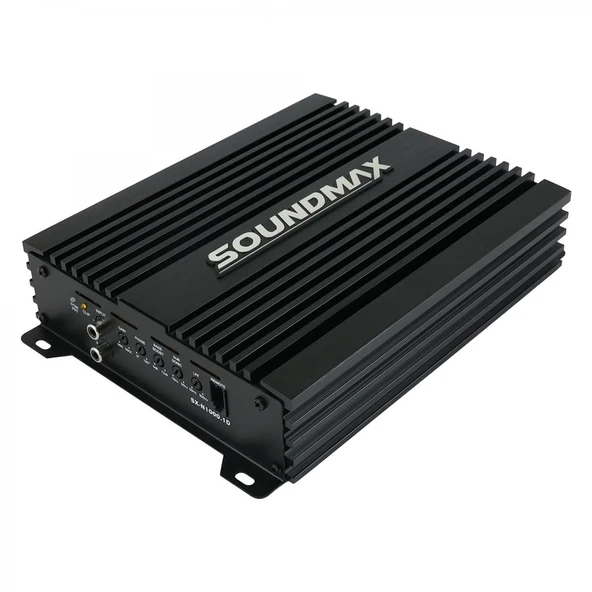 Soundmax SX-N1000.1D Mono Amfi Bas Amfisi 1ohm 1000RMS- 2 Ohm 600RMS-4OHM 370RMS-BAS Kontrollü ürün görseli 1