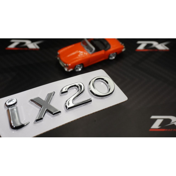 Hyundai İX20 Bagaj 3M 3D Krom ABS Yazı Logo Amblem ürün görseli 1