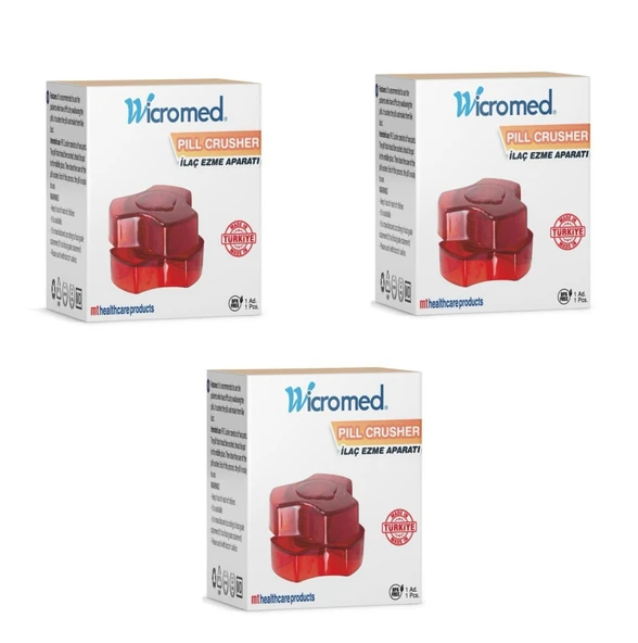 Wicromed İlaç Ezme Aparatı 3 Kutu ürün görseli 1