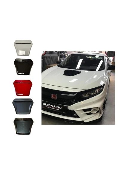 Honda Civic İçin Uyumlu Fc5 - Fk7  Kaput Venti - Type-R Kaput Venti - Kaput Üstü Kaplama ürün görseli 1