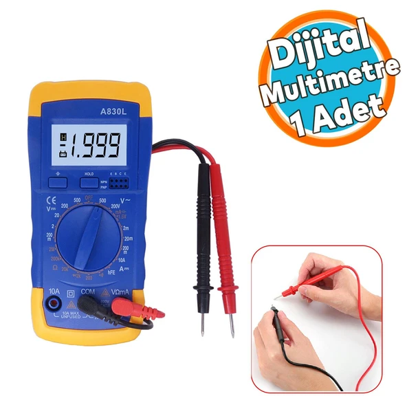 Dijital Multimeter Pens Amper Metre Dijital Pensampermetre Voltaj Dc Alternatif Akım Ölçme Ölçüm ürün görseli 1