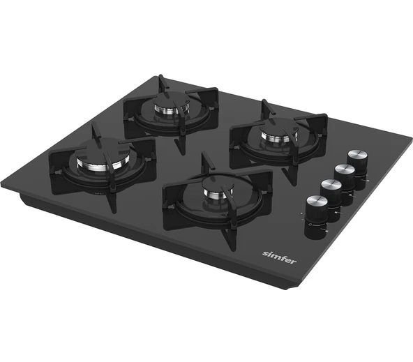 Simfer 3046 Siyah Set Üstü Cam Ocak ürün görseli 1
