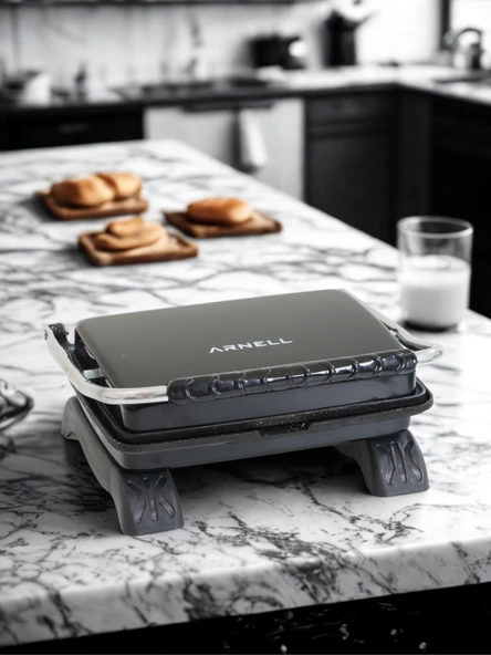 Tost Makinası Granit Yüzey ile Sağlıklı Pişirim | 1800 W Yapışmaz Granit Tost Makinesi ürün görseli 1