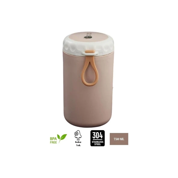 Vagon Çelik Lunch Box 750 Ml Pembe ürün görseli 1