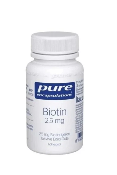 Pure Biotin 2.5 mg 60 Kapsül ürün görseli 1