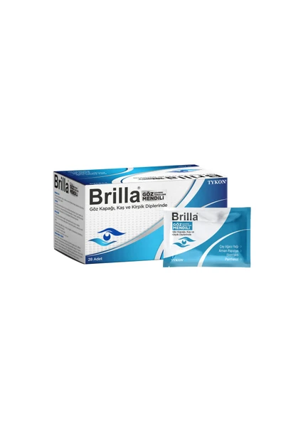 Brilla BRİLLA GÖZ ÇEVRESİ TEMİZLEME MENDİLİ ürün görseli 1