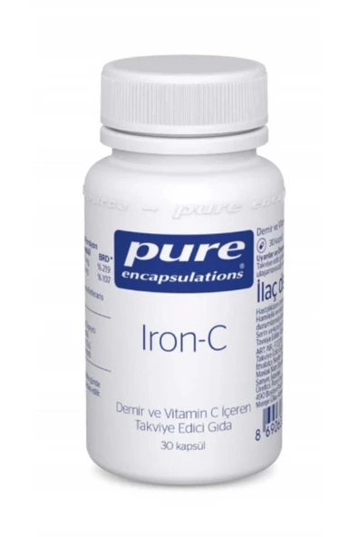 Pure Iron-C 30 Kapsül ürün görseli 1