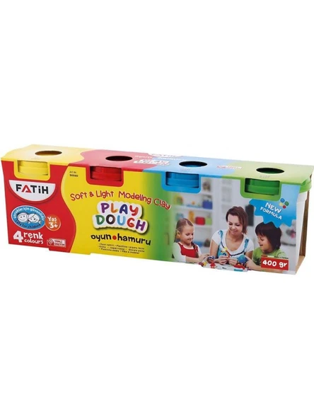 FATIH OYUN HAMURU 4x400gr (50803) ürün görseli 1