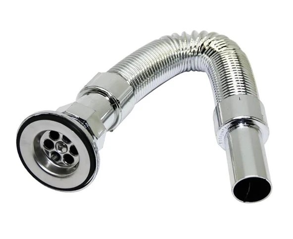 Real Özs Krom Lavabo Siyofunu 33cm-80cm ürün görseli 1