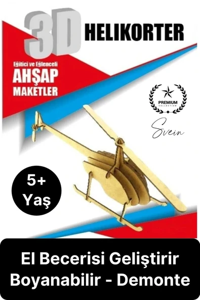 Özel Üretim 3 Boyutlu Minyatür Ham Ahşap Maket Boyanabilir Eğitici Öğretici Motor Beceri Hobi Oyun ürün görseli 1