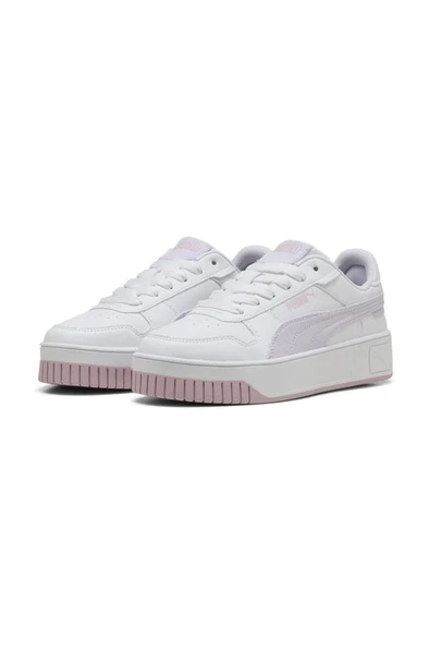 Puma Carina Street BeachFloralsJr 400653 01 Kadın Sneaker Ayakkabı Beyaz Lila 36-40 ürün görseli 1