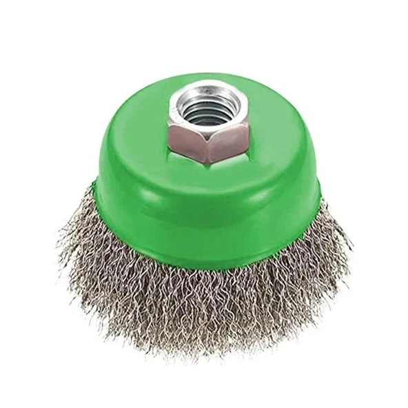 Ctm 65 Mm Inox Paslanmaz Saçaklı Çanak Fırça 20 Adet ürün görseli 1