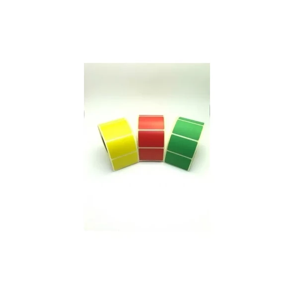 RENKLİ TERMAL BARKOD ETİKETİ 40X60 1.000´Lİ (SARI) ürün görseli 1
