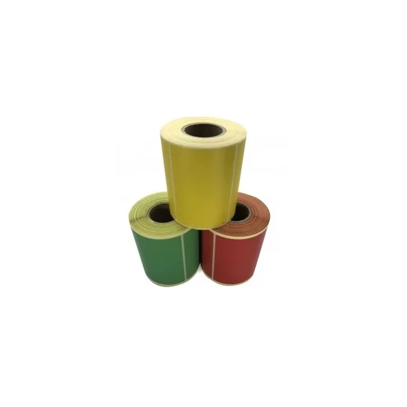 RENKLİ TERMAL BARKOD ETİKETİ 150X100 I 200´LÜ (SARI) ürün görseli 1