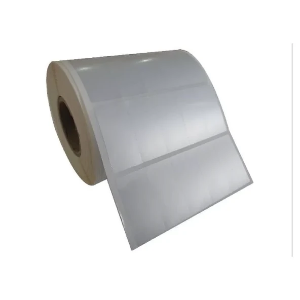 SİLVER MAT BARKOD ETİKETİ 40X20 5 Lİ 5000 LİK SARIM ürün görseli 1