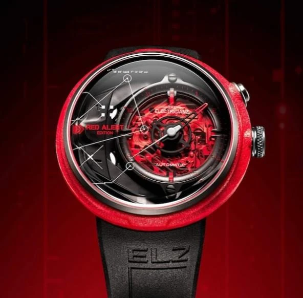 The Electricianz The Red Alert Edition ZZ-D1C/03-CRD Erkek Kol Saati ürün görseli 1