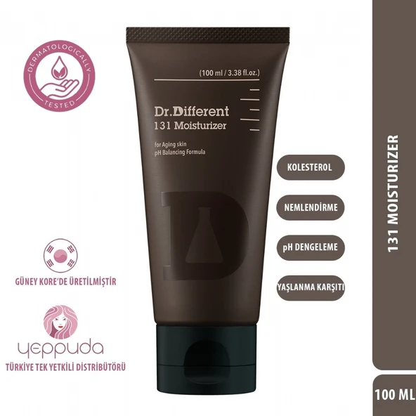 Dr.Different 131 Moisturizer - Yaşlanma ve Kırışıklık Karşıtı Kolesterol İçerikli Nemlendirici Krem ürün görseli 1