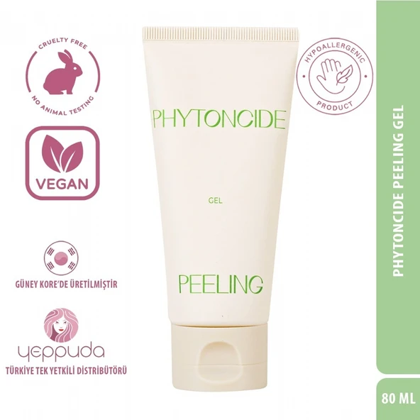 Klavuu Phytoncide Peeling Gel - Fitonsit İçeren Kuruluk Hissi Bırakmayan Vegan Peeling Jeli ürün görseli 1