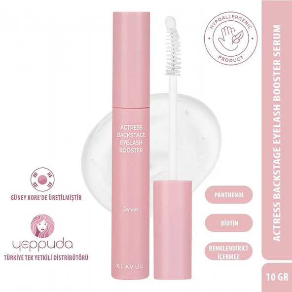 Klavuu Actress Backstage Eyelash Booster Serum - Kaş & Kirpik Besleyici ve Güçlendirici Serum ürün görseli 1