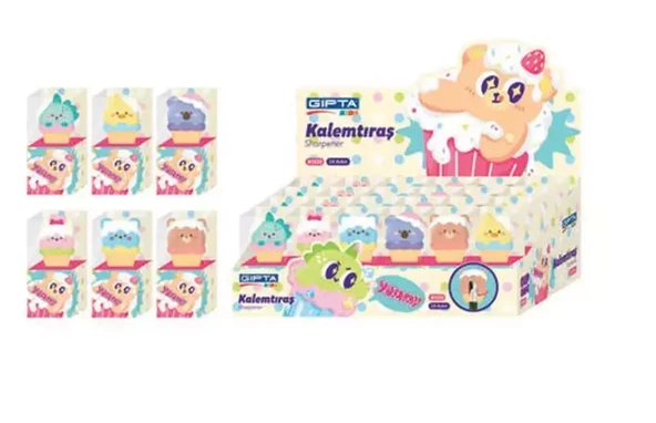 Gıpta Kalemtraş Cupcake 3D 24 Lü K1520 ürün görseli 1