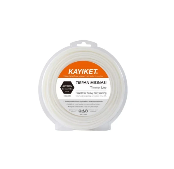 Kayıket Misina 3.3mm 43mt 6 Köşe Beyaz ürün görseli 1