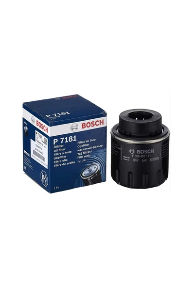 F026407181  Yağ Filtesi - TOURAN,TIGUAN,SCIROCCO,AUDI,PASSAT,OCTAVIA,FABIA ürün görseli 1