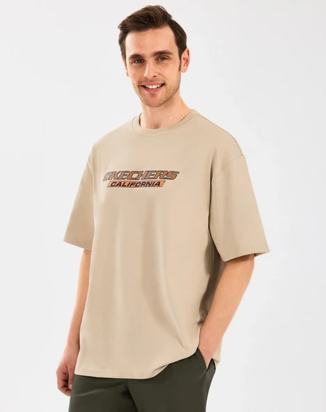 Skechers M Heavyweight Graphic Tee T-shirt S2510155 Erkek Tişort ürün görseli 1