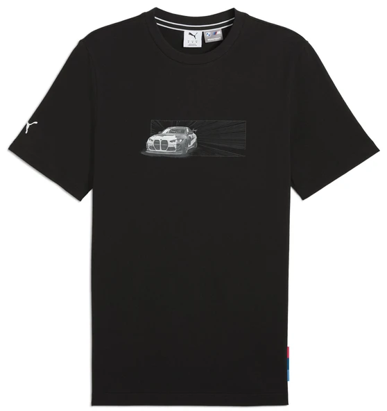 Puma 630624-01 BMW MMS Car Graphic Tee Bmw Team Tişört Erkek T-Shirt ürün görseli 1