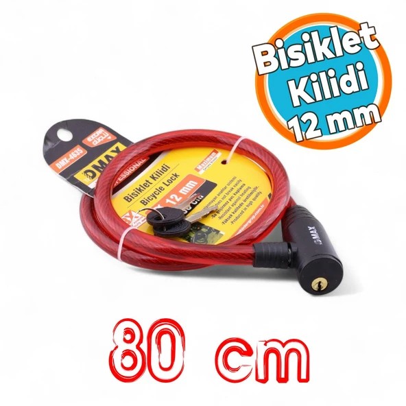 Çelik Halatlı Bisiklet Kilidi Motosiklet Kilit Scooter Güvenlik Kilidi 2 Anahtarlı ürün görseli 1