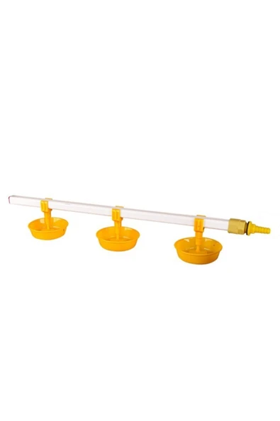 Hindiler Için Eko Nipel Suluk Sistemi 60 Cm 3 Nipelli Büyük Yaylı Çanaklı ürün görseli 1
