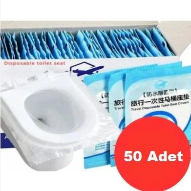 Hijyenik Tek Kullanımlık Klozet Kapağı Poşeti 50 Adet ürün görseli 1